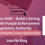 PERA Jobs 2026 – Build a Strong Career with Punjab Enforcement & Regulatory Authority